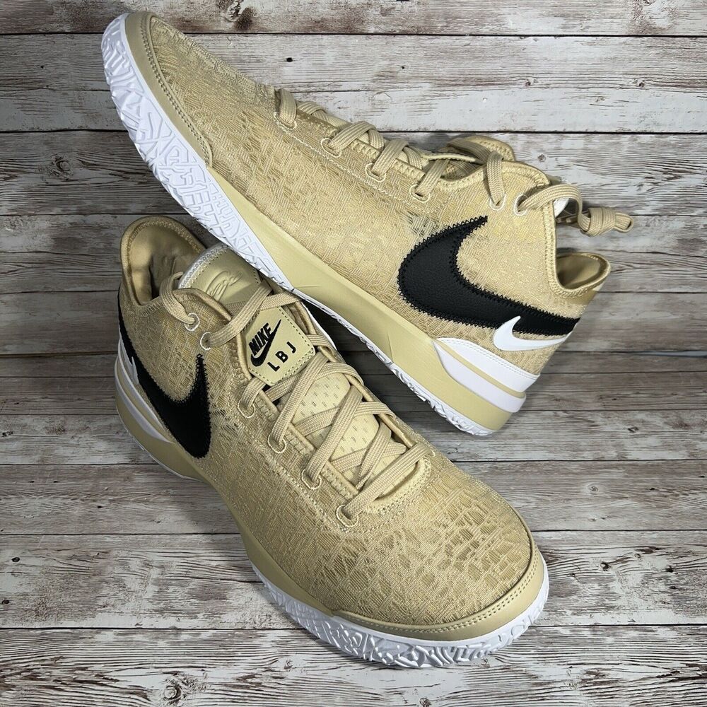 Nike Zoom LeBron NXXT Gen TB Promo Team Gold Black Men’s Sz 15 FN7092-701
